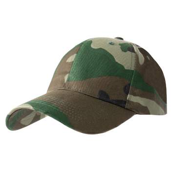Low profile camo store hats