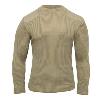V Neck Sweater Military Long Sleeve 100% Acrylic Rothco 
