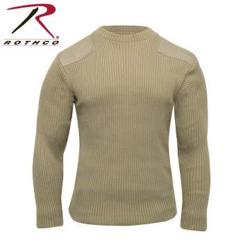 rothco quarter zip acrylic commando sweater