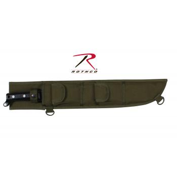 Machete Sheath, molle machete sheath, survival knives, machete holder, military machete, sheath, molle sheath, m.o.l.l.e, m.o.l.l.e machete knife sheath,zombie,zombies, Rothco 18 Inch MOLLE Compatible Machete Sheath