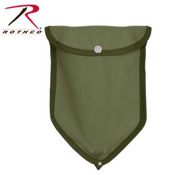 Rothco canvas tri-fold shovel cover, Rothco canvas shovel cover, canvas tri-fold shovel cover, canvas shovel cover, trifold canvas shovel cover, trifold shovel cover, olive drab shovel cover, olive drab trifold shovel cover, canvas, camping, camping shovel cover, camping tools, camping equipment, outdoor gear, military shovel, army shovel, survival, military, army, tactical, army shovel cover, shovel tools, survival shovel tools, survival shovel cover, trench tool, outdoor tools