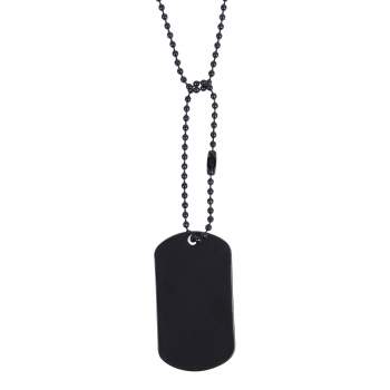 Custom black dog tags outlet