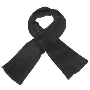 black wool scarf