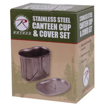 多様な Rothco Stainless Steel Canteen Cup and Cover Set | Rothco バーベキュー・調理用品
