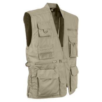 Rothco Concealed Carry Backwoods Canvas Vest, Small / Black