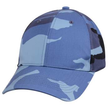 Blue camo supreme hat top