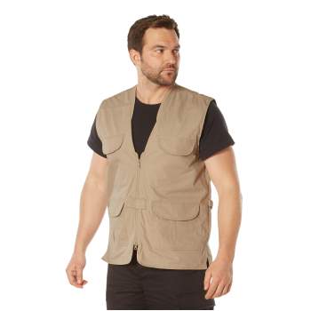 Rothco Concealed Carry Backwoods Canvas Vest Black / XL