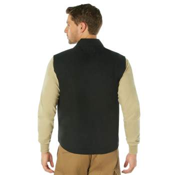 Rothco Concealed Carry Backwoods Canvas Vest Black / XL