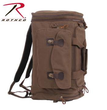 canvas duffle bag backpack
