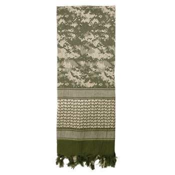 Rothco Digital Camo Shemagh Tactical Desert Keffiyeh Scarf