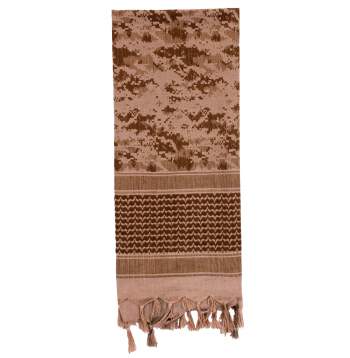 Scarf Digital Shemagh Desert Keffiyeh Tactical Camo Rothco