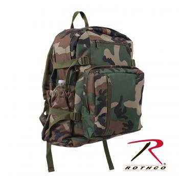 Ithaca Positief Gemeenten Rothco Woodland Camo Backpack