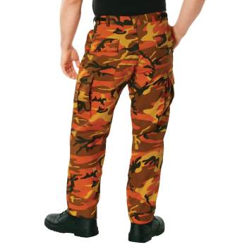 Red orange camo outlet pants
