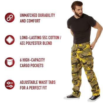 Mens yellow camo pants online