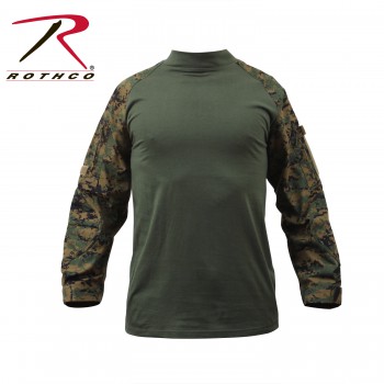 Rothco 90010 Black Military Combat Shirt Heat Resistant Long Sleeve M,L,XL,XXL 