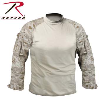 Desert Tan Military Fire Retard Lightweight Tactical Combat Shirt 90030 Rothco 