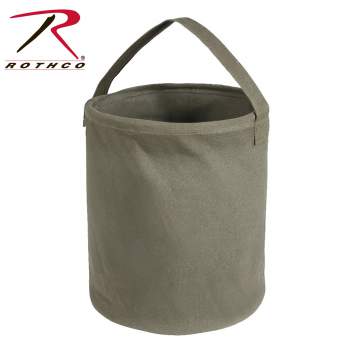 water bucket, bucket, canvas bucket, canvas, bucket, 