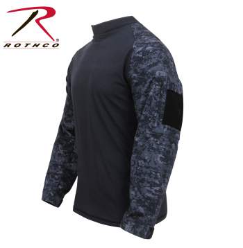 Details about / military style combat shirt heat resistant torso urban digital camo rothco 90115