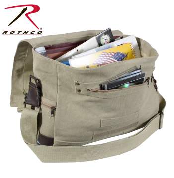 rothco canvas messenger bag
