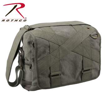 Rothco Vintage Canvas Outback Messenger Bag Messenger Bag Canvas Shoulder Military