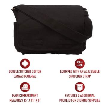 Rothco Classic Canvas Messenger Bag