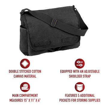 Rothco Classic Canvas Messenger Bag