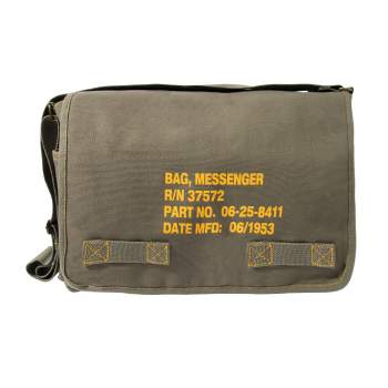 Souve Bag Co Canvas Messenger Bag - Blue