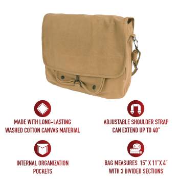 Rothco Vintage Canvas Paratrooper Bag