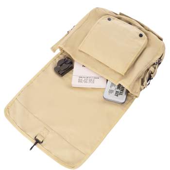 Rothco Vintage Canvas Paratrooper Bag with Bio-Hazard Symbol