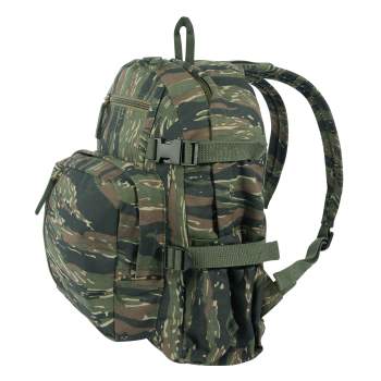 Vintage canvas tactical backpack top
