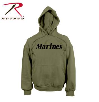 Rothco, hooded sweatshirt, pullover sweatshirt, sweatshirt, marines hooded sweatshirt, marines pullover sweatshirt, marines sweatshirt, fleece sweatshirt, marines fleece sweatshirt, hoodie, marines hoodie, outerwear, military sweatshirt, military outerwear, olive drab, olive drab hoodie, olive drab sweatshirt, olive drab hooded sweatshirt                                        
