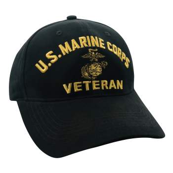 US Navy Veteran Patch Adjustable Baseball Cap - Black, 65% Polyester/35% Cotton, OSFM Snapback - View #13