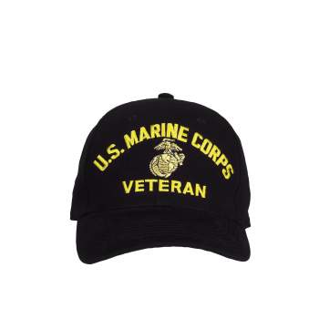 Rothco U.S. Marine Corps Veteran Hat, headwear, marines hat, marines veteran hat, us marines hat, marines cap, marines veteran cap, us marines cap, black marines cap, black marines hat, black marines veteran hat, black marines veteran cap, cotton hat, cotton cap, adjustable marines cap, adjustable marines hat, marine corps hat, USMC Hat, marine cap, marine corps caps, USMC Cap, marine hat