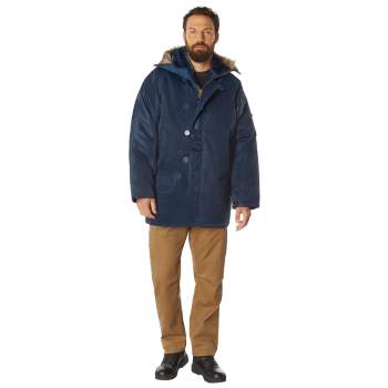 Amazon.com: Ultra Force N-3B Snorkel Parka in Navy Blue