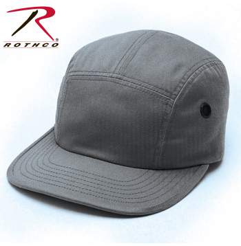 5 panel hat leather strap