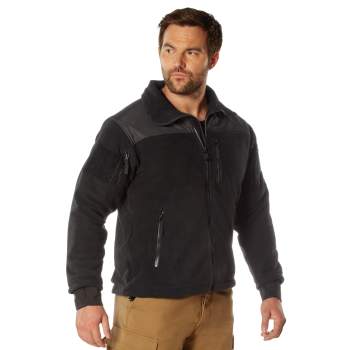 jacket black fleece