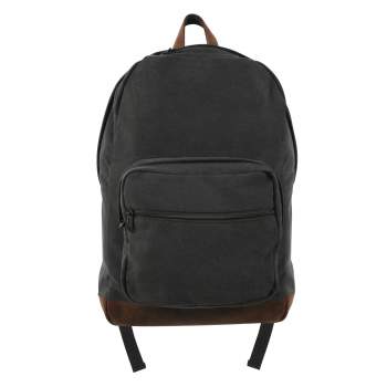 Rothco Vintage Canvas Teardrop Backpack With Leather Accents