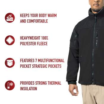 Rothco spec ops tactical fleece jacket 2025