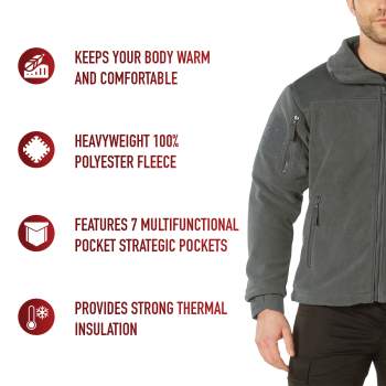Rothco spec ops tactical fleece jacket on sale