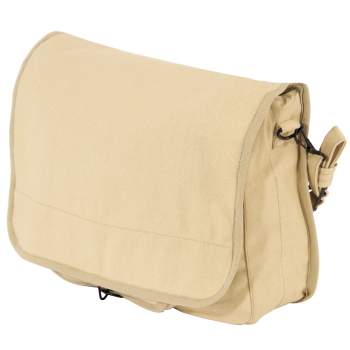 [Upgraded] Vintage Canvas Messenger Bag Large Book Laptop Shoulder Bag  Women Men New