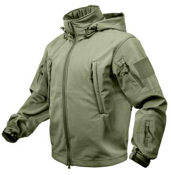 ROTHCO US Special SPEC OPS Army TACTICAL Fleece SOFTSHELL JACKE olive drab 