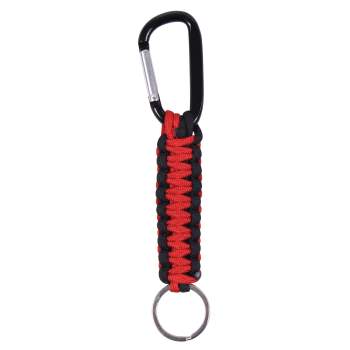 thin red line, paracord, thin red line paracord bracelet, paracord, para-cord, parachute cord, 550 Paracord, cord, thin blue line, firefighters, firemen, fire department, paracord keychain, thin red line keychain