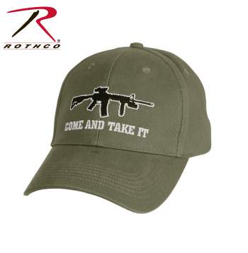 Rothco Come and Take It Deluxe Low Profile Cap, Rothco deluxe low profile cap, Rothco come and take it cap, Rothco low profile cap, Rothco cap, Rothco caps, come and take it, deluxe low profile cap, deluxe low profile caps, come and take it cap, come and take it caps, low profile cap, low profile caps, hat, hat, come and take it hat, low profile hat, low profile ball caps, ball caps, low profile ball cap, tactical ball cap, tactical ball caps, olive drab ball cap, olive drab hat, Molon labe, 2nd amendment, 