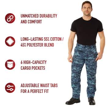Blue camo bdu pants cheap