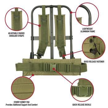 Alice pack frame sizes sales
