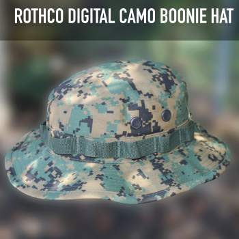 Digital woodland camo boonie hat discount