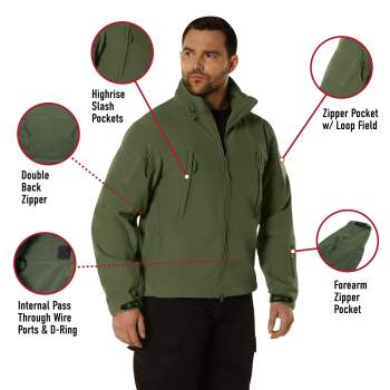 Condor summit soft shell tactical jacket top