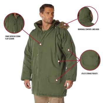 Vintage parka coat deals