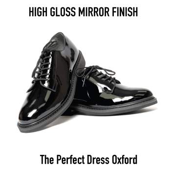 High gloss military top dress shoes near me