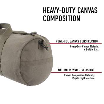 Rothco canvas sale duffle bag
